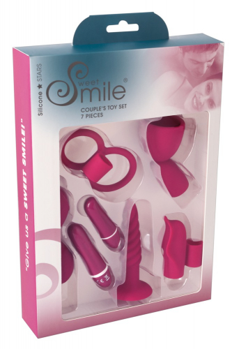 Sweet Smile Couples Toy Set - Farbe: rot