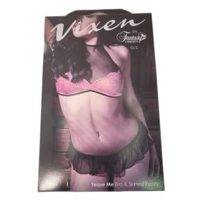 Tease Me Bra & Skirted Panty Gre Queen XXL/XXXL